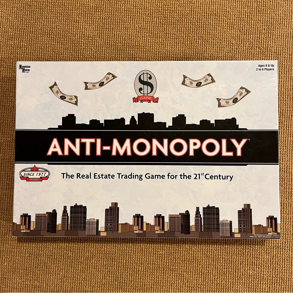 ANTI MONOPOLY Board Game